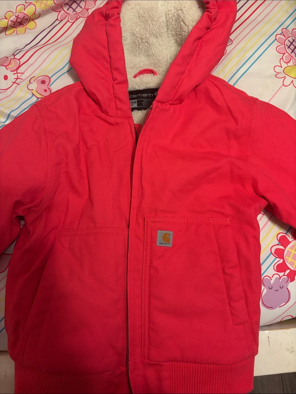Carhartt Kids' Hooded Arctic Coat - Bright Pink